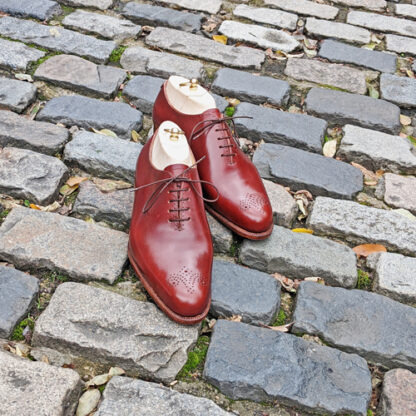 handsewn bespoke wholecut shoes