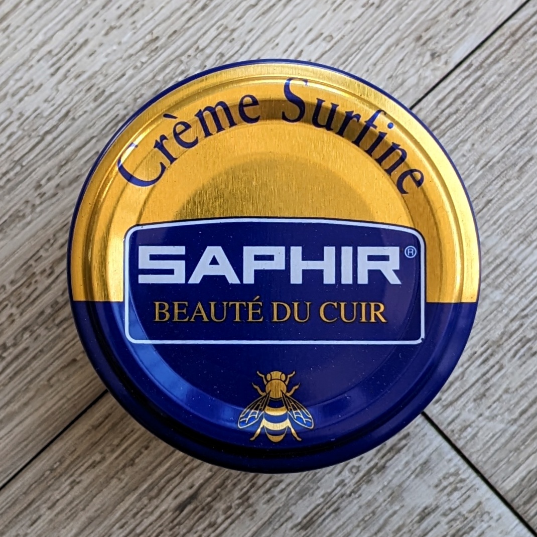 Saphir Creme Surfine Cream Shoe Polish 50ml (92) Caramel