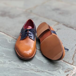 two-tone derby shoes