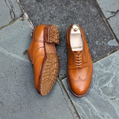 derby wingcap shoes