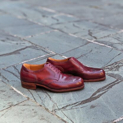 burgundy derby shoes